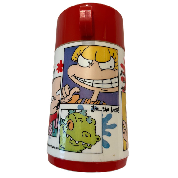 Vintage Nickelodeon Rugrats Thermos Viacom Aladdin 6" 1997 Authentic Rare - Picture 2 of 8